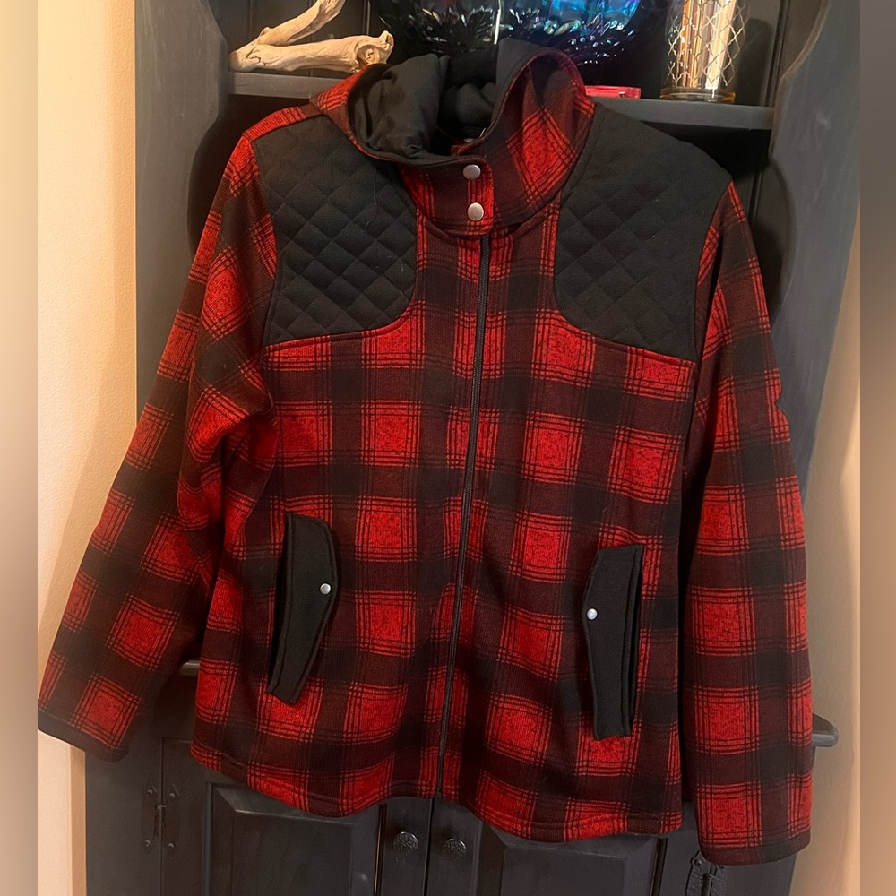 Land’s End plaid jacket